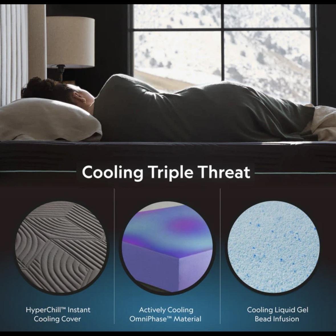 Château Bliss OmniPhase Chill 13" Hybrid Mattress (Copy) image 3