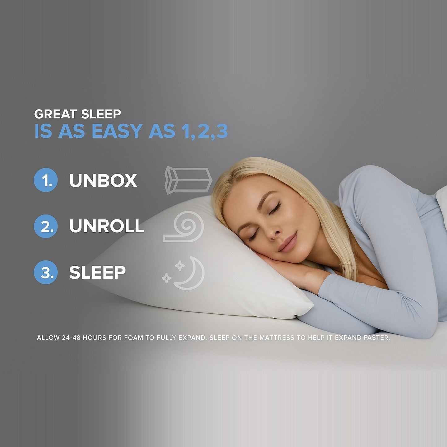 Oasis Luxe-  14" Hybrid Copper-Gel Infused Memory Foam Mattress (Copy) image 1