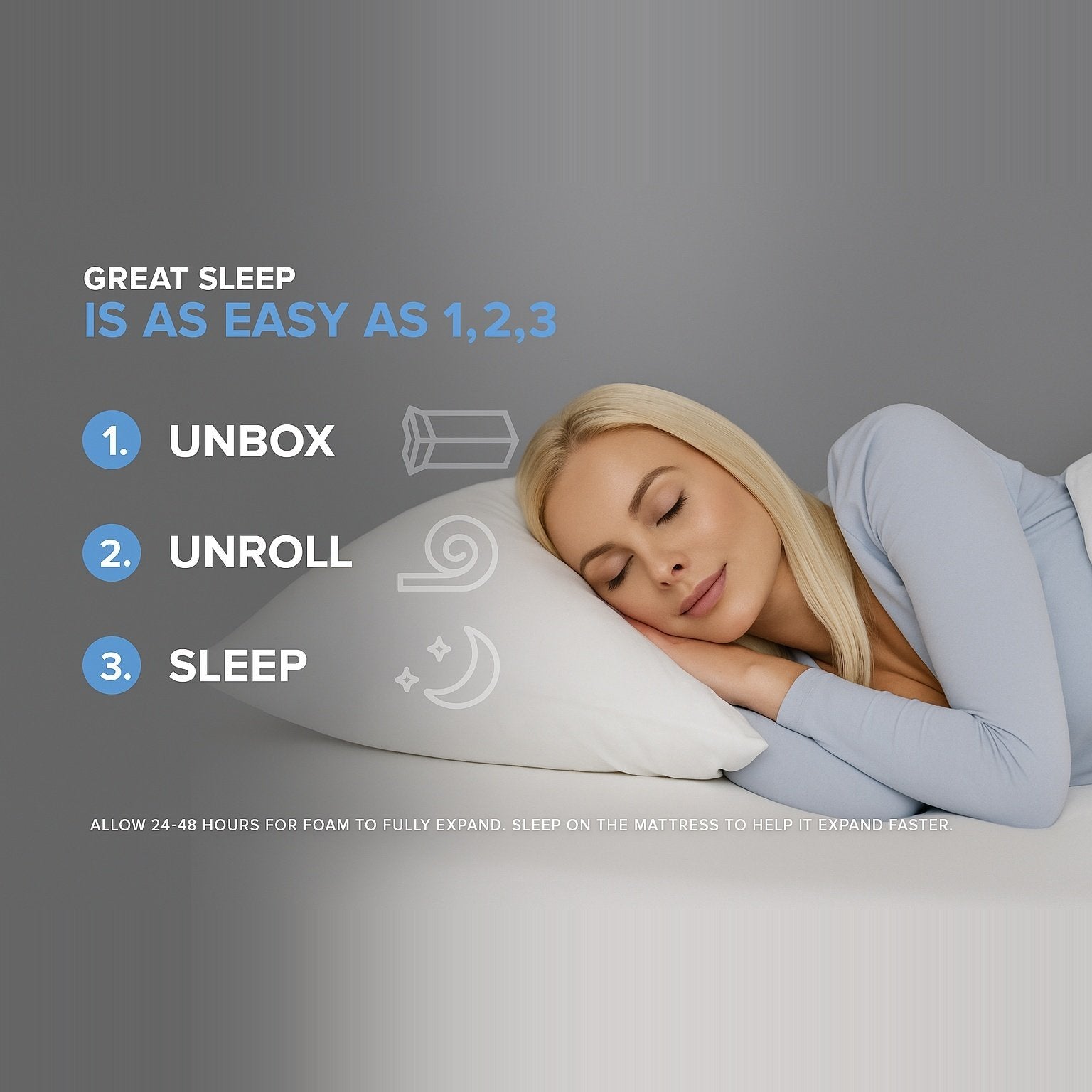 Oasis Luxe-  14" Hybrid Copper-Gel Infused Memory Foam Mattress (Copy) image 1