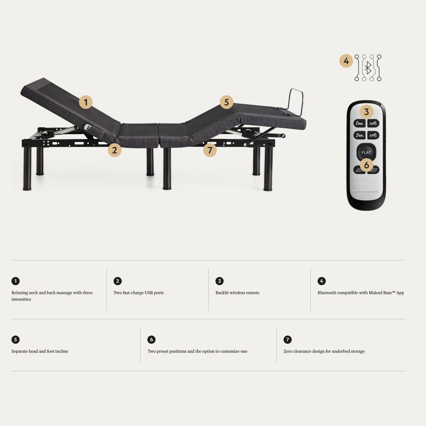 Château Gold Adjustable Base image 5