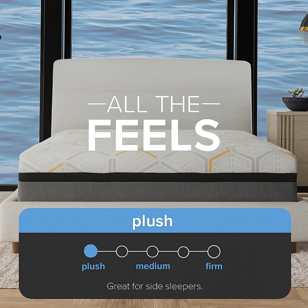 Oasis Luxe-  14" Hybrid Copper-Gel Infused Memory Foam Mattress (Copy) image 2