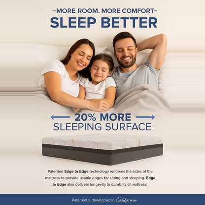 Oasis Luxe-  14" Hybrid Copper-Gel Infused Memory Foam Mattress (Copy) image 4